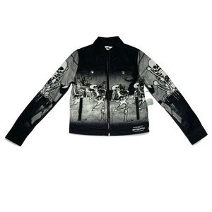 SOLD ON M | The Skeleton Dance Denim Jacket